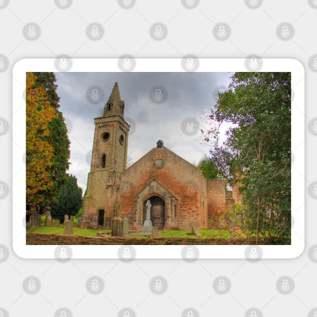 Carriden Old Church III Sticker by tomg